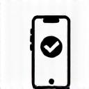 Generic smartphone graphic with a check mark indicating compatibility