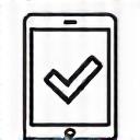 Generic tablet graphic with a check mark indicating compatibility