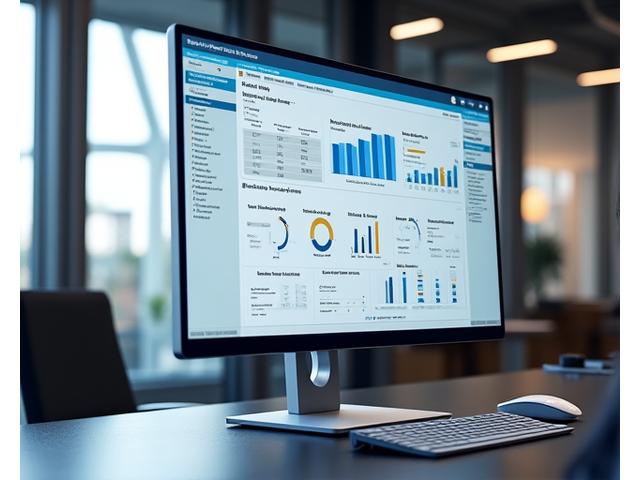 A business dashboard showing analytics and bulk top-up management, with charts and graphs.